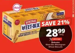 Checkers Bokomo Weet-Bix Wholegrain Wheat Biscuits offer