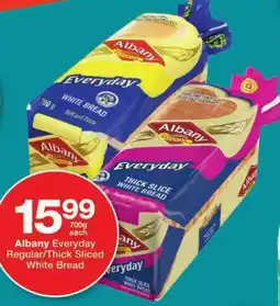 Checkers Albany Everyday Regular/ Thick Sliced White Bread offer