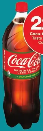 Checkers Coca-Cola Original Taste Less Sugar Cold Drink offer