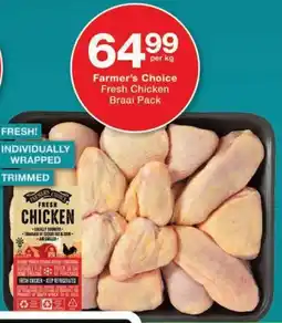 Checkers Farmer's Choice Fresh Chicken Braai Pack offer