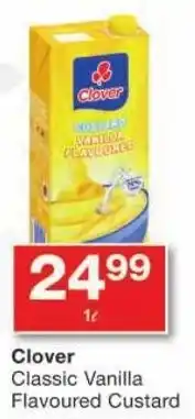 Checkers Clover Classic Vanilla Flavoured Custard offer