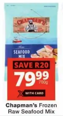 Checkers Chapman's Frozen Raw Seafood Mix offer