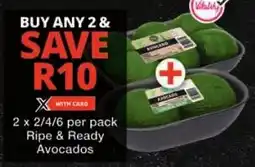Checkers Ripe & Ready Avocados offer