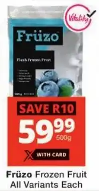 Checkers Früzo Frozen Fruit All Variants offer