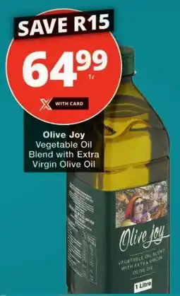 Checkers Olive Joy Vegetable Oil Blend with Extra Virgin Olive Oil offer