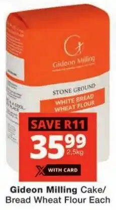 Checkers Gideon Milling Cake/ Bread Wheat Flour offer
