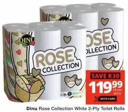 Checkers Dinu Rose Collection White 2-Ply Toilet Rolls offer