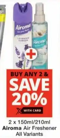 Checkers Airoma Air Freshener All Variants offer