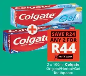 MediRite Colgate Original/ Herbal/ Gel Toothpaste offer