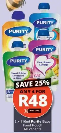 MediRite Purity Baby Food Pouch All Variants offer