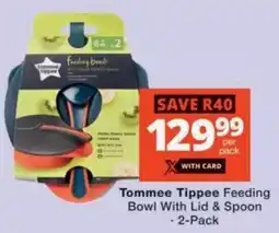 MediRite Tommee Tippee Feeding Bowl With Lid & Spoon offer