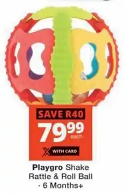 MediRite Playgro Shake Rattle & Roll Ball offer