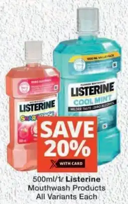 MediRite Listerine Mouthwash Products All Variants Each offer