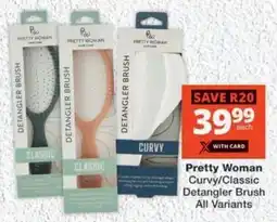 MediRite Pretty Woman Curvy/ Classic Detangler Brush All Variants offer