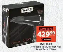 MediRite Wahl Cutek Professional AC Motor Hair Dryer Set offer