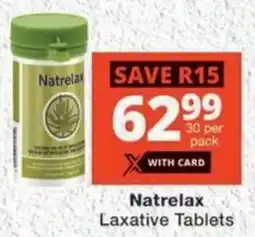 MediRite Natrelax Laxative Tablets offer