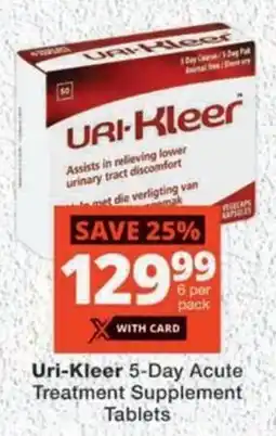MediRite Uri-Kleer 5-Day Acute Treatment Supplement offer