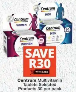 MediRite Centrum Multivitamin Tablets offer