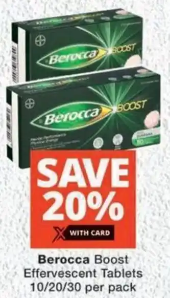 MediRite Berocca Boost Effervescent Tablets offer