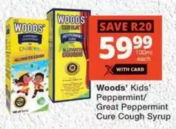 MediRite Woods' Kids' Peppermint/ Great Peppermint Cure Cough Syrup offer