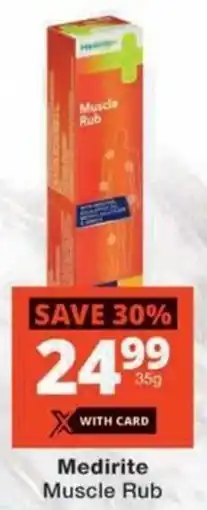 MediRite Medirite Muscle Rub offer