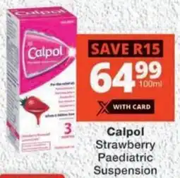 MediRite Calpol Strawberry Paediatric Suspension offer