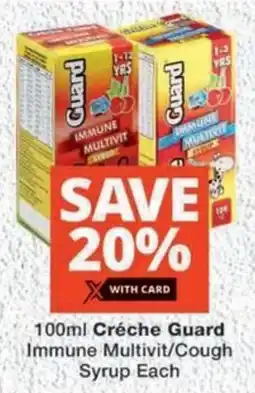 MediRite Créche Guard Immune Multivit/ Cough Syrup Each offer