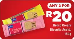 OK Foods Henro Cream Biscuits Asstd. offer