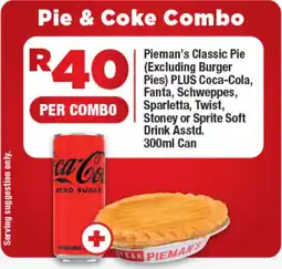 OK Foods Pie & Coke Combo offer