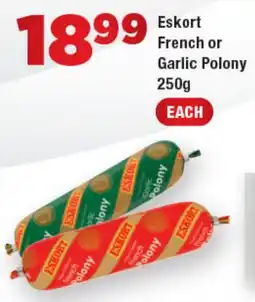 OK Foods Eskort French or Garlic Polony offer