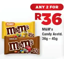 OK Foods M&M's Candy Asstd. offer