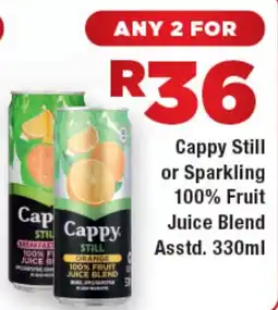 OK Foods Cappy Still or Sparkling 100% Fruit Juice Blend Asstd. offer