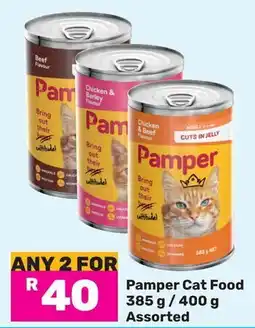 Game Pamper Cat Food Assorted offer