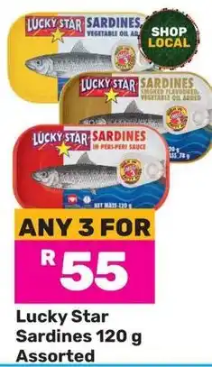 Game Lucky Star Sardines Assorted offer