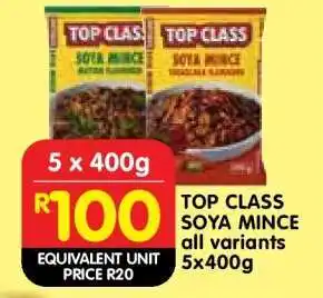 Shoprite TOP CLASS SOYA MINCE offer