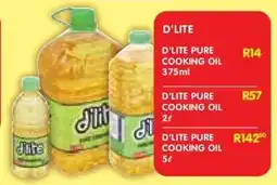 Shoprite D'LITE PURE COOKING OIL 375ml offer