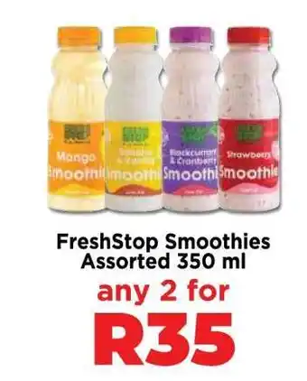 Food Lover's Market FreshStop Smoothies Assorted 350 ml offer