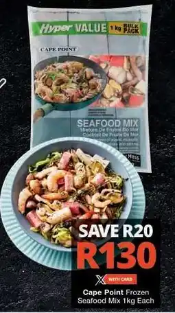 Checkers Cape Point Frozen Seafood Mix 1kg offer