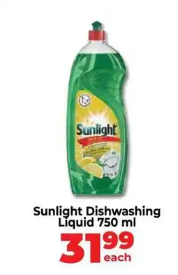Food Lover's Market Sunlight Dishwashing Liquid 750 ml offer