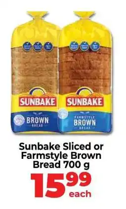 Food Lover's Market Sunbake Sliced or Farmstyle Brown Bread 700 g offer