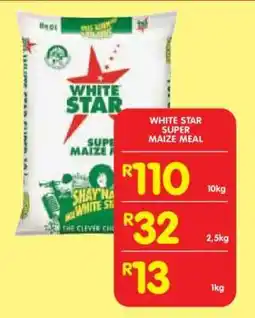Shoprite WHITE STAR SUPER MAIZE MEAL offer