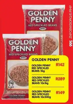 Shoprite GOLDEN PENNY RED SPECKLED BEANS 5kg offer