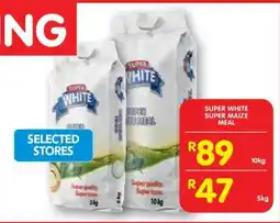 Shoprite SUPER WHITE Super Maize Meal offer