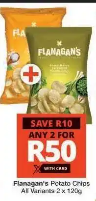 Checkers Flanagan's Potato Chips offer