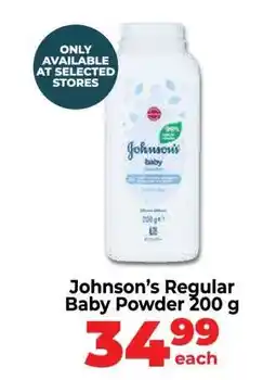 Food Lover's Market Johnson’s Regular Baby Powder 200 g offer
