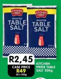 Shoprite KITCHEN PRIDE TABLE SALT 500g offer