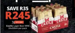 Checkers Castle Lager Beer NRB offer