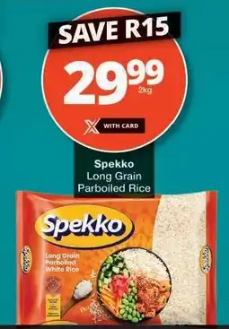 Checkers Spekko Long Grain Parboiled Rice offer