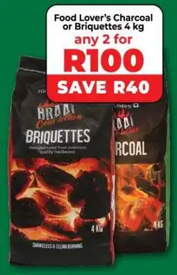Food Lover's Market Food Lover’s Charcoal or Briquettes 4 kg offer