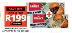 Checkers Pieman's Frozen Pies offer